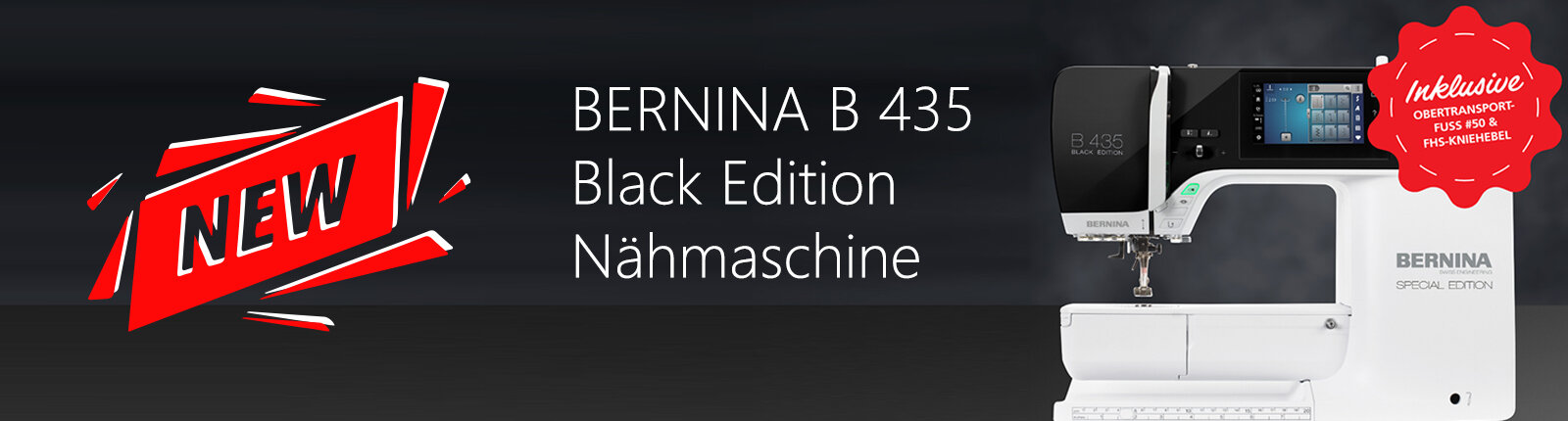Bernina Nähmaschine Black Edition B 435