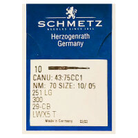 SCHMETZ 10 Nadeln f&uuml;r Blindstichmaschinen NM 70 /...