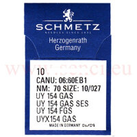 Schmetz N&auml;hmaschinennadeln Gebogen UY 154 GAS /...